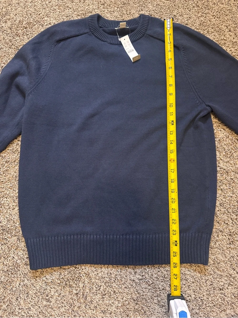NWT J. Crew Men's Heritage Cotton Crewneck Sweater